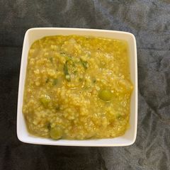 A picture of Red lentils (masoor dal kichidi).