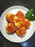 Sambal telur pendamping nasi lemak