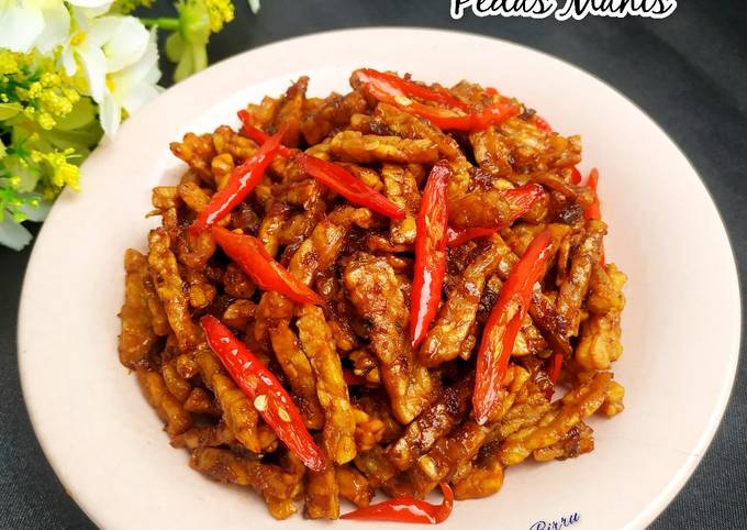 Resep Tempe Orek Kering Pedas Manis Resep Tempe Orek Kering Pedas Manis
