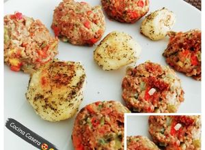Una foto de Cupcakes de carne 🍖 molida y verduras 😉