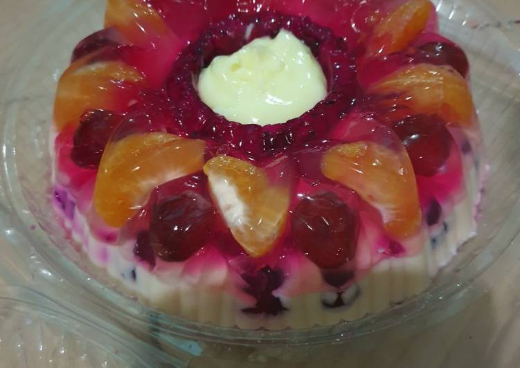 Bumbu Puding buah teman berbuka | Cara Buat Puding buah teman berbuka Yang Bisa Manjain Lidah