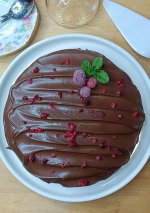 Une photo de 🌸 Gâteau chocolat amande