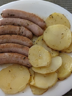 Una foto de Salchichas al vino