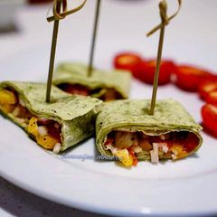 A picture of Spinach tortilla bites.