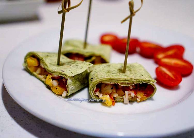 Simple Way to Make Spinach tortilla bites in 23 Minutes for Family