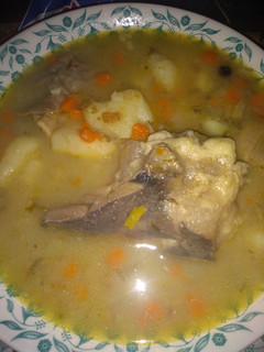 Una foto de Sopa de mondongo