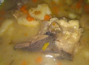 Una foto de Sopa de mondongo