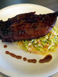 A picture of Baked Char Siu (Cantonese Barbeque).