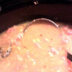 A picture of Butternut Soup - slow cooker.