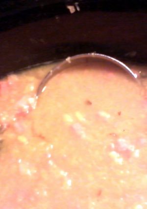A picture of Butternut Soup - slow cooker.
