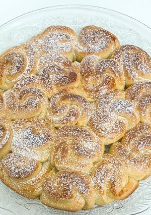 Une photo de Brioche bouclettes