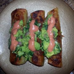 A picture of Chicken Flautas.