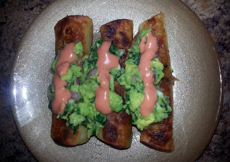 Recipe of Homemade Chicken Flautas