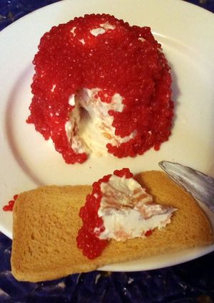 A picture of Cheese & Salmon Mousse.