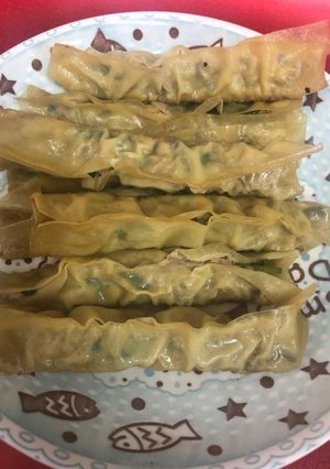 A picture of Keto Tofu Skin Potstickers.
