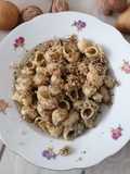 Conchiglie patata e noci