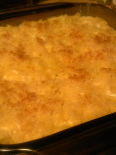 A picture of Baked Macaroni and Cheese.