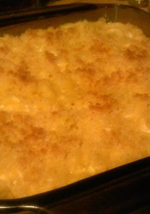 A picture of Baked Macaroni and Cheese.