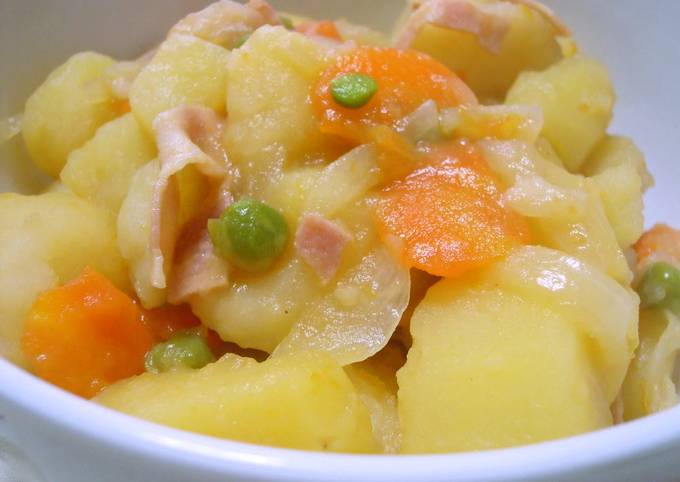 Easiest Way to Prepare Ultimate Easy! Potato and Bacon Stew