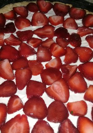 Una foto de Tarta de frutillas