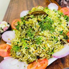 A picture of Marble biryani.