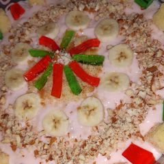 A picture of Fruit custard.