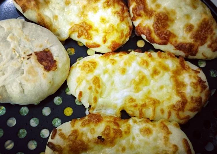 Steps to Make Super Quick Homemade Cheesy-garlic bread