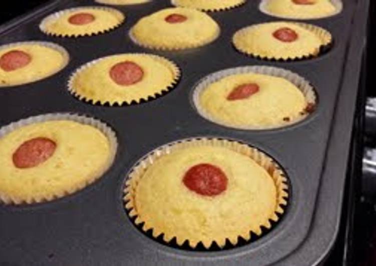 Steps to Prepare Super Quick Homemade Corn Dog Muffins