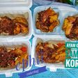 Ayam geprek sambal korek