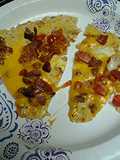 pizza egg omelet