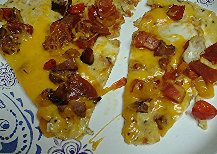 Easy Way to Make Ultimate pizza egg omelet