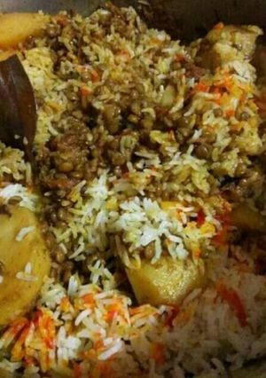 A picture of Masoor Biryani #KokabandCookpad.