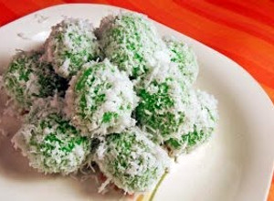 A picture of Klepon (Sweet Rice Ball).