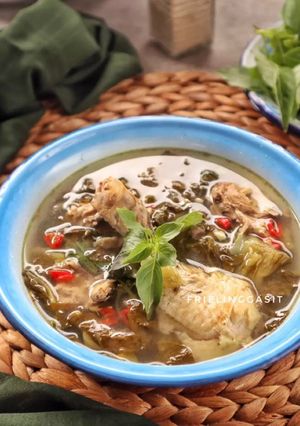 Foto resep Sup Sayur Asin dengan Tomat Ijo dan Kemangi