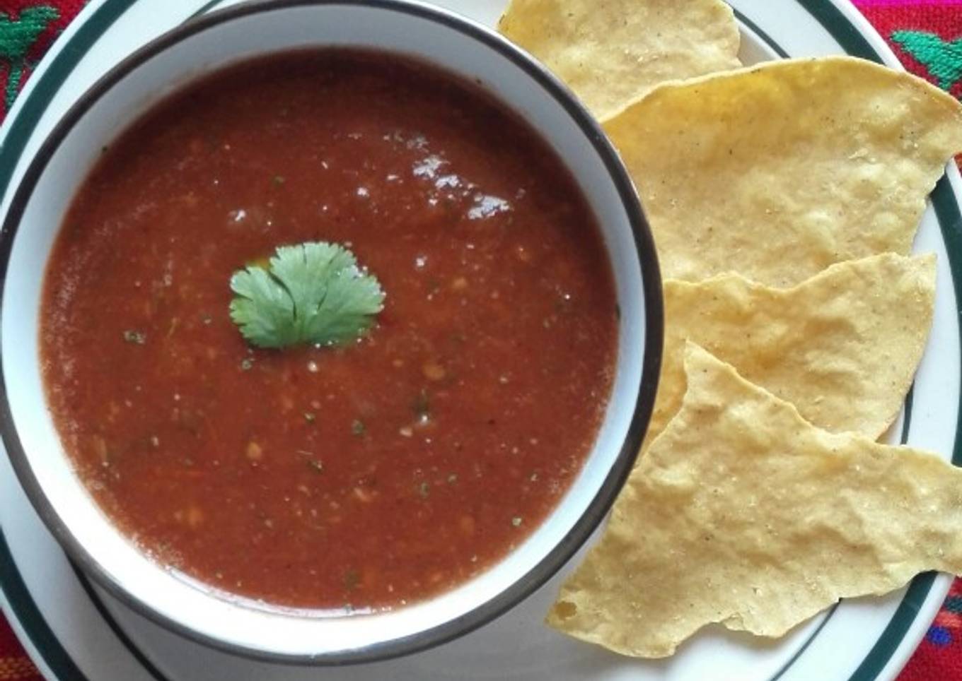 Salsa Taquera o Botanera con chipotle