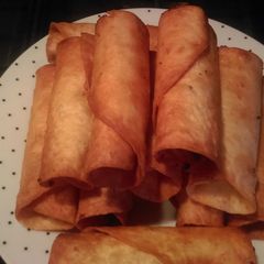 A picture of Mandys chicken flautas.