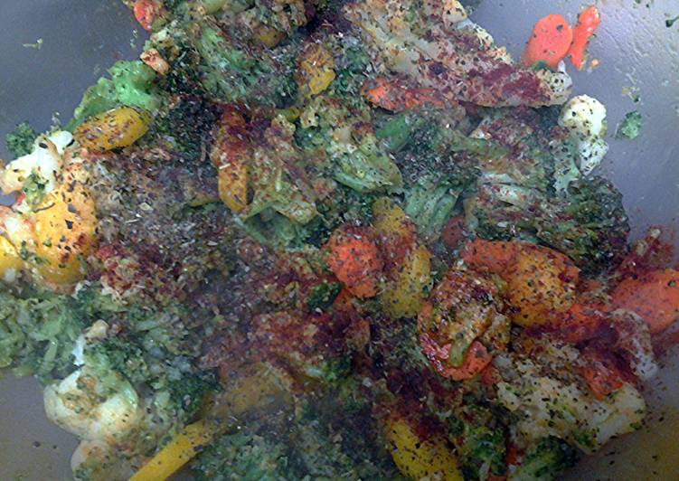 spiced mixed veggies in ghee