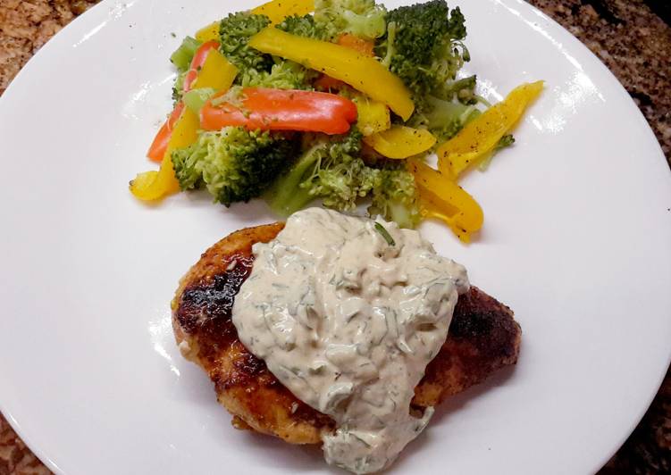 Recipe of Perfect Cilantro Cream Chicken