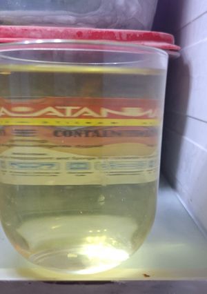 A picture of Keto sage and rosemary drink.