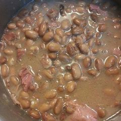 A picture of Ham and Beans.
