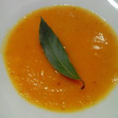 My carrot soup A picture of My carrot soup.