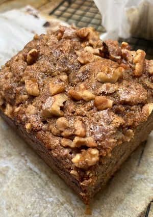 A picture of Whole wheat banana bread.