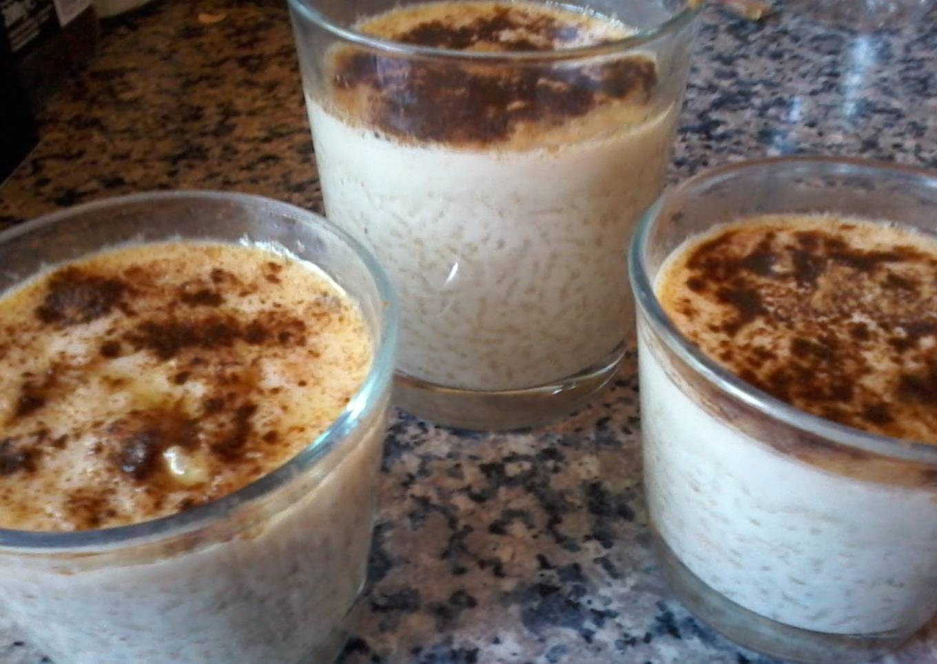 Arroz con leche cremoso