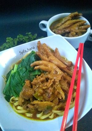 Foto resep Mie Ayam Ceker Rumahan