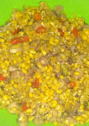 Foto resep Cumi tumis jagung manis