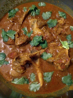 A picture of Chatpata Mutton.