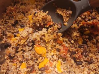 Instant pot quinoa burrito bowl