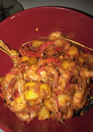 Foto resep Sambal goreng kentang udang