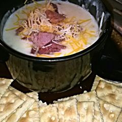 A picture of Mae's Potato Soup.