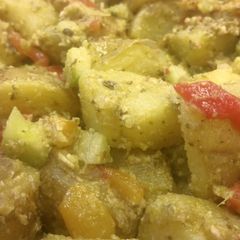 A picture of Spicy Pesto Potato Salad.